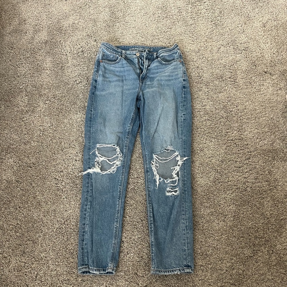 American Eagle Outfitters Blue Straight Leg Jeans